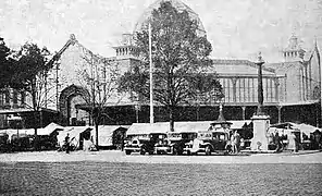 L'ancien marché vu depuis la rue du Languedoc (1934, Bulletin municipal de la ville de Toulouse).
