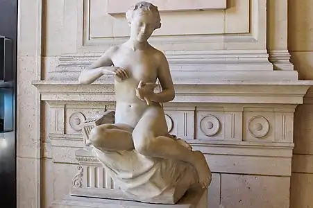 Le Moineau de Lesbie, Laure Coutan, 1911, hall de la mairie du 16e arrondissement de Paris.