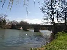 Pont sur la Seille à Cuisery