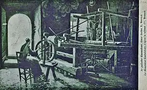 Le tisserand Guénédour (d'après le tableau d'Étienne Bouillé).