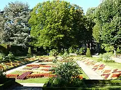 Vue du square Lechten.