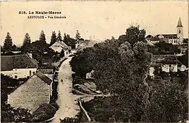 Vue du village vers 1910.