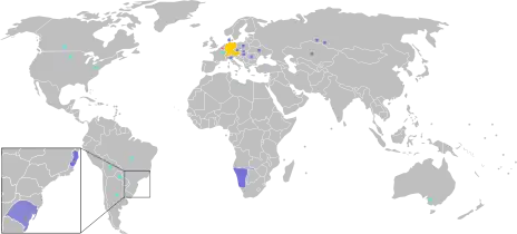 Image illustrative de l’article Répartition géographique de l'allemand