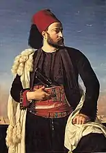 Portrait de Leconte de Floris en uniforme de l'armée égyptienne (1840).New York, Dahesh museum of Arts.