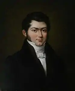 Portrait de Léonce Angrand. Musée Louis-Philippe du château d'Eu.