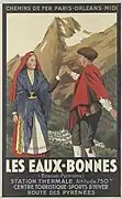 Illustration avec la mention « LES EAUX-BONNES ».