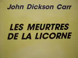 Image illustrative de l’article Les Meurtres de la licorne