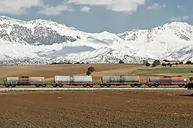 La ligne dans les environs d'El Asnam.