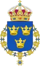 Armoiries de Karl XIV Johan utilisées en Suède