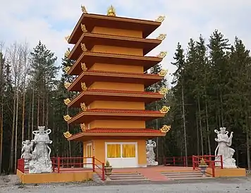 Pagode du monastère de Liên Tâm.