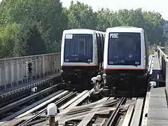 Robert Gabillard, Daniel Bourasseau (1964), François Laurent (1965), Pierre Borne (1968) et l'automatique ferroviaire (Matra VAL - 1983)