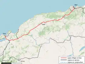 Voir la carte de la ligne.