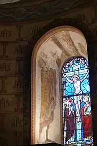 Abel, ébrasement de la fenêtre centrale.