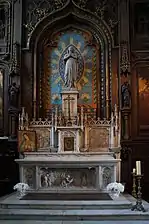 Autel de Notre-Dame de Lourdes (1874), église Sainte-Catherine de Lille.
