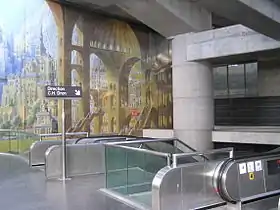 Intérieur de la station Gare Lille-Europe
