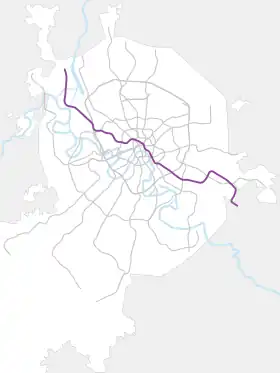 Voir la carte de la ligne.