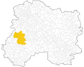 Localisation de Communauté de communesde la Brie des Étangs