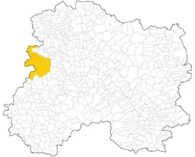 Localisation de Communauté de communes des Coteaux de la Marne