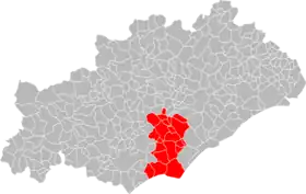 Localisation de Communauté d'agglomération Hérault Méditerranée