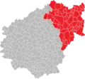 Communes de la Corrèze membres de Haute-Corrèze Communauté.