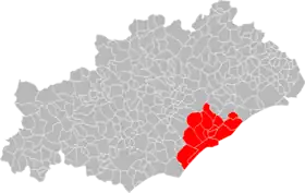 Localisation de Sète Agglopôle Méditerranée