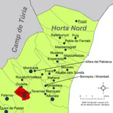 dans la comarque de l'Horta Nord.