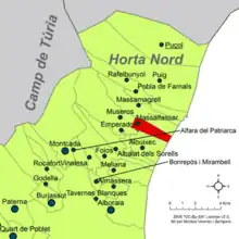 dans la comarque de l'Horta Nord.