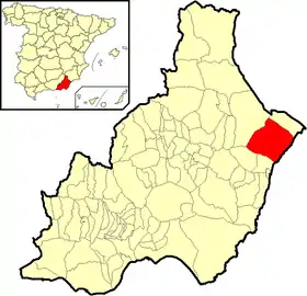 Localisation de Cuevas del Almanzora