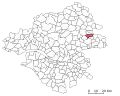 Situation de la commune de Pannecé dans le département de la Loire-Atlantique.