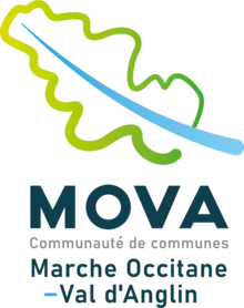 Logotype de la communauté de communes Marche occitane-Val d'Anglin depuis 2023