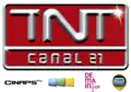 Ancien logo du canal 21 du 20 mars 2008 au 12 décembre 2012.