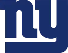 Lettres N et Y (New York) en bleu.