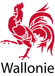 Logo utilisé par le Gouvernement wallon pour l'identité visuelle de l’administration régionale et des services associés à la Région wallonne (2010).
