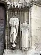 Statues du piédroit droit.