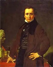 Dominique Ingres - Portrait de Lorenzo Bartolini par Ingres.
