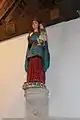 Chapelle Saint-Mathieu : Vierge à l'Enfant (dite statue de  Notre-Dame-de-Lorette).