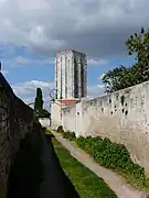 La tour en 2009, avant sa rénovation.