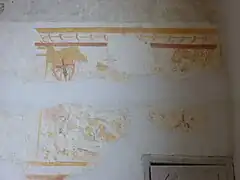 Mural du transept :la légende de Saint-Hubert