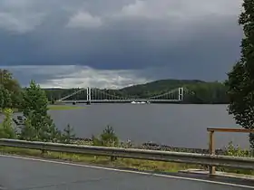 Le pont suspendu de Louhunsalmi