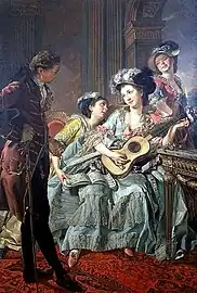 Après la soirée (1774), Tokyo, Musée Fuji (en).