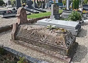 Tombe de Louis et Gustave Spach au cimetière Saint-Gall de Strasbourg