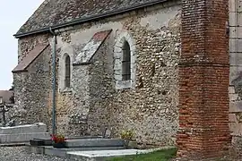 Église Saint-Léger, mur sud.