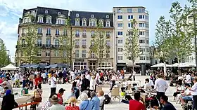 La place de Paris en juin 2019.