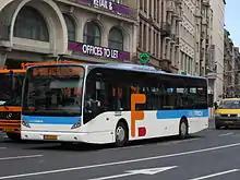 Van Hool New A 320 des Autocars Émile Frisch près de la gare de Luxembourg.