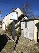 Ligne 11 : arrêt de bus Mâron en 2018.