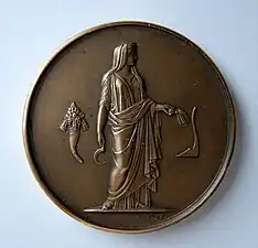 Céres, médaille en bronze.
