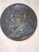 Médaillon Docteur J.B.Langlet deAuguste Coutin 1896