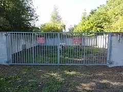 L'exutoire de grisou mis en place sur le puits no 3.