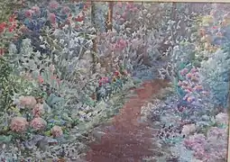 Crespin, aquarelle 30 cm x 40 cm, 1913. Coll. particulière