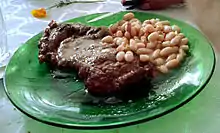 Mogettes accompagnant une viande